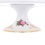 Блюдо овальное на ноге Queen's Crown Aristokrat Роза 36 см