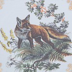 Набор тарелок Queen's Crown Aristokrat Охота красная 25 см