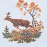 Блюдо овальное Repast Охота зеленая Мария-тереза R-L 28 см