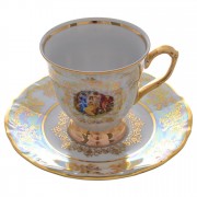 Набор кофейных пар Repast Мадонна перламутр Мария-тереза R-C