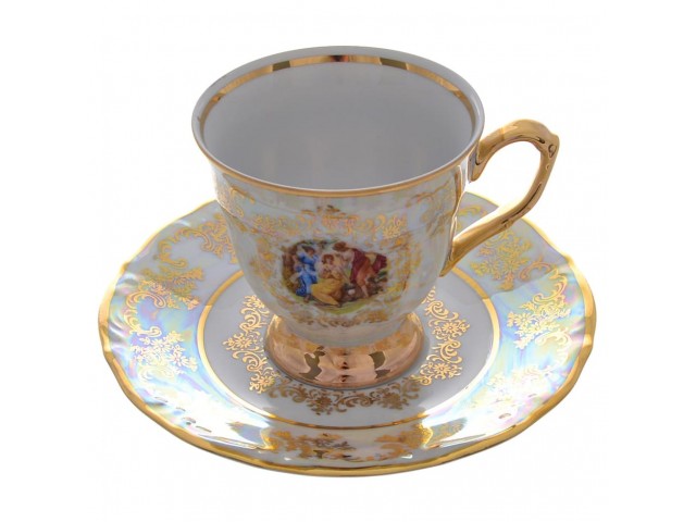 Набор кофейных пар Repast Мадонна перламутр Мария-тереза R-C
