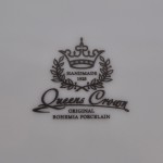Блюдо круглое Queen's Crown Aristokrat Охота Бежевая 27 см