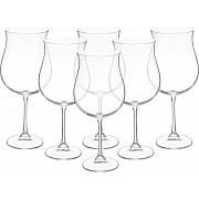 Набор бокалов для вина 640 мл Ellen Crystalite Bohemia 6 шт