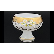 Конфетница 12 см Лепка белая S-A