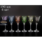 Набор бокалов для вина 185 мл Александра Арлекино 6 шт