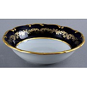 Набор салатников 16 см Анжелика Кобальт Золотые вензеля MZ 6 шт