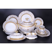 Столовый сервиз Мария Луиза Лилия Белая Carlsbad на 6 персон 30 предметов