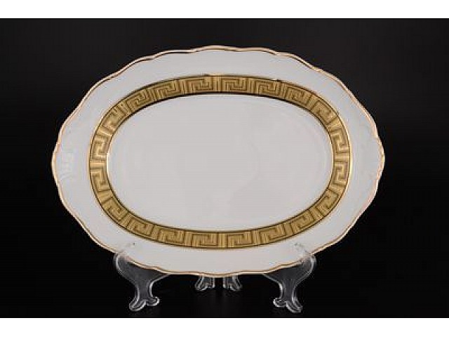 Блюдо овальное 32 см Магнолия Версаче MZ