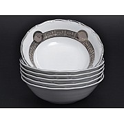Набор салатников 16 см Магнолия Медуза Горгона платина MZ 6 шт