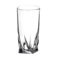 Набор стаканов для воды 350 мл Quadro Bohemia Crystal