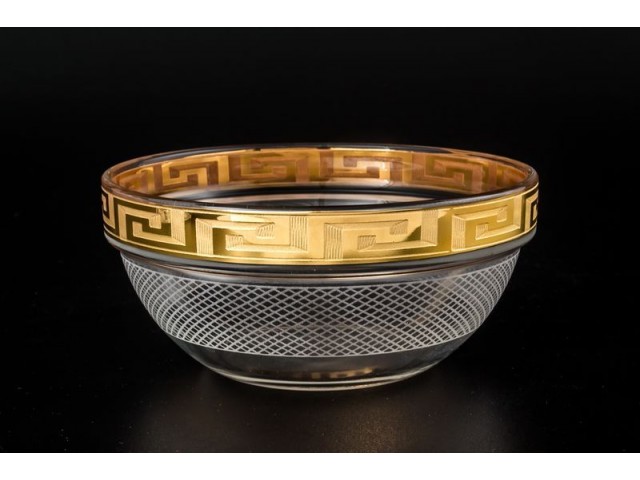 Набор Варенниц 15,5 см Костка Каро R-G фон Bohemia 6 шт