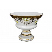 Фруктовница 30 см Bohemia Лепка Белая E-V 11259