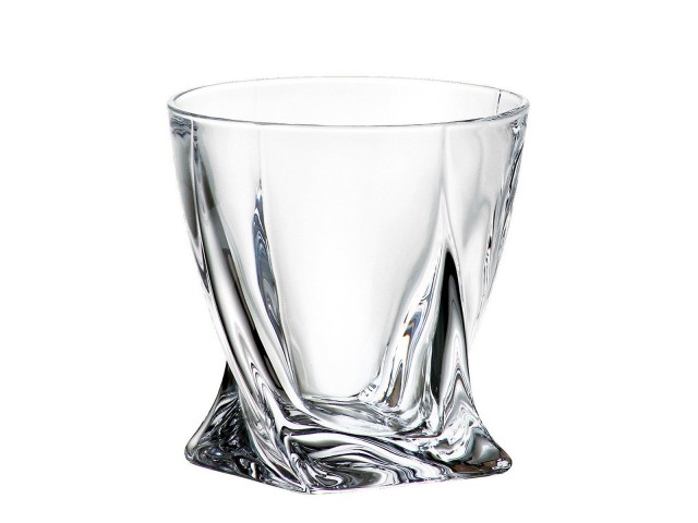 Набор стаканов для виски 340 мл Quadro Bohemia Crystal