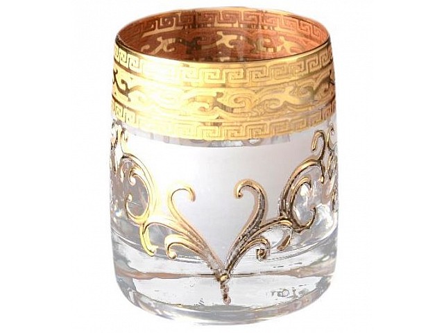 Набор стопок для водки Версачи B-G фон Bohemia Crystal