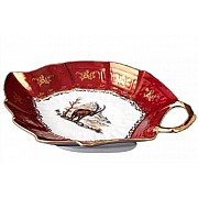 Салатник Лепесток большой Магнолия Охота Красная MZ