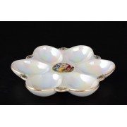 Тарелка для яиц 15 см Мадонна перламутр Корона Queens Crown