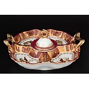 Менажница 36 см 5-я Охота красная Корона Queens Crown