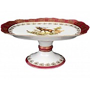 Блюдо овальное Охота красная Корона Queens Crown 25 см