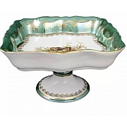 Салатник 29 см Охота зеленая Корона Queens Crown