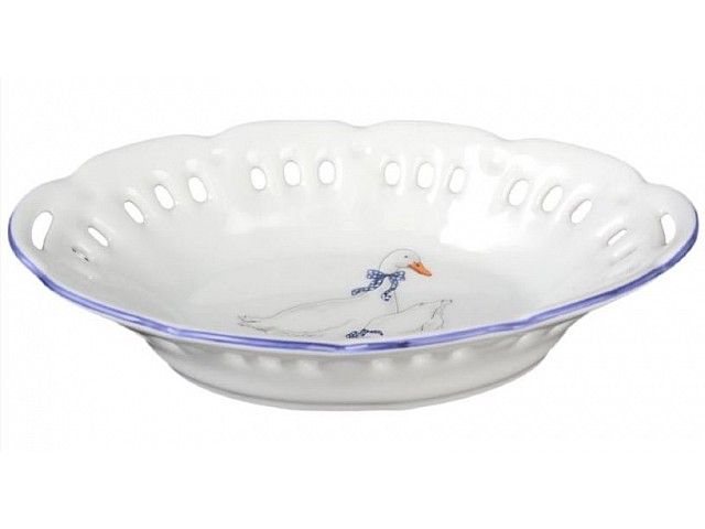 Конфетница 17 см Гуси Корона Queens Crown 13026