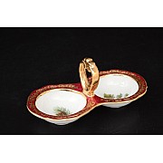 Прибор для специй двойной Магнолия Охота Красная MZ