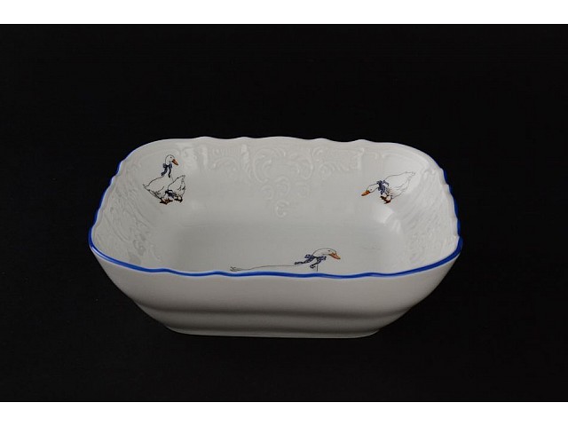 Салатник квадратный 16 см Гуси Thun