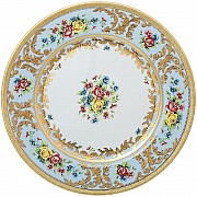 Набор тарелок 21 см Vienna blu gold Falkenporzellan 6 шт