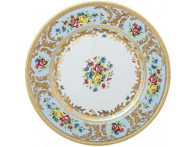 Набор тарелок 21 см Vienna blu gold Falkenporzellan