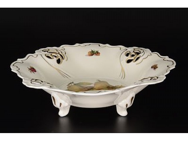 Фруктовница (Барбарина) 32 см Анжелика Слоновая кость Фрукты MZ