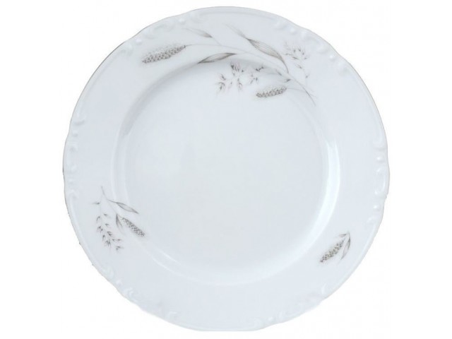 Набор тарелок 19 см Констанция Серебряные колосья Thun 6 шт