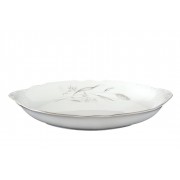 Блюдо для хлеба 33 см Thun Констанция Серебряные колосья