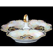 Менажница 24 см Магнолия Мадонна перламутр MZ