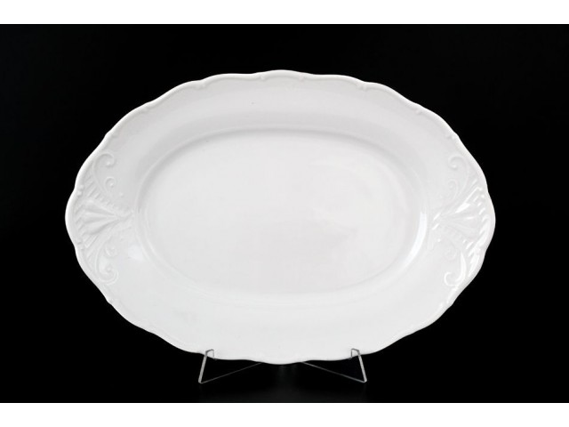 Блюдо овальное 32 см Лиана Недекорированный MZ