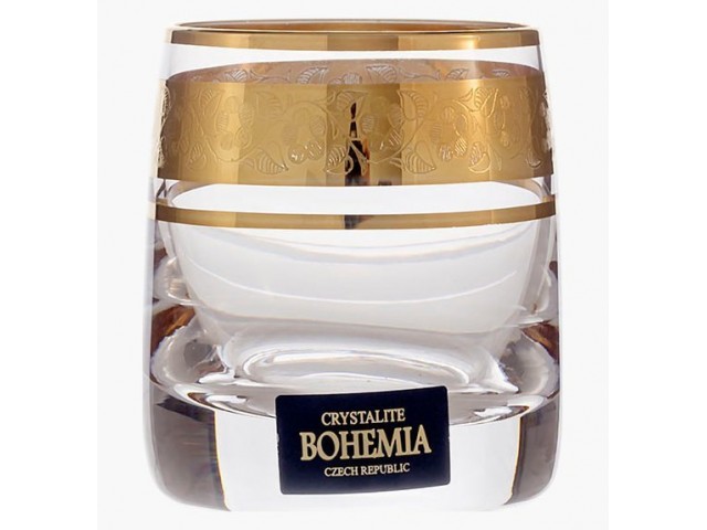 Набор стопок для водки 60 мл Идеал Золото V-D Bohemia Crystal 6 шт