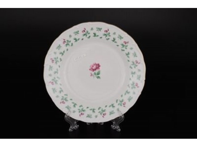 Набор тарелок 19 см Офелия Плетистая роза Лагуна Отводка золото MZ 6 шт