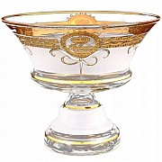 Конфетница 16 см Версаче Богемия А-М Bohemia Crystal