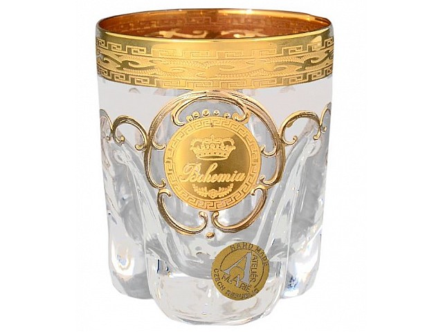 Набор стаканов для виски Трио Версаче Богемия А-М Bohemia Crystal 6 шт
