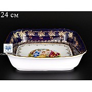 Салатник квадратный 24 см Офелия Мадонна Кобальт MZ