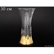 Ваза для цветов 30 см Bohemia Белая E-V