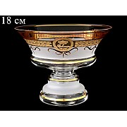 Конфетница 18 см Версаче Богемия А-М Bohemia Crystal