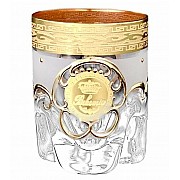 Набор стопок для водки 60 мл Трио Версаче Богемия А-М Bohemia Crystal 6 шт