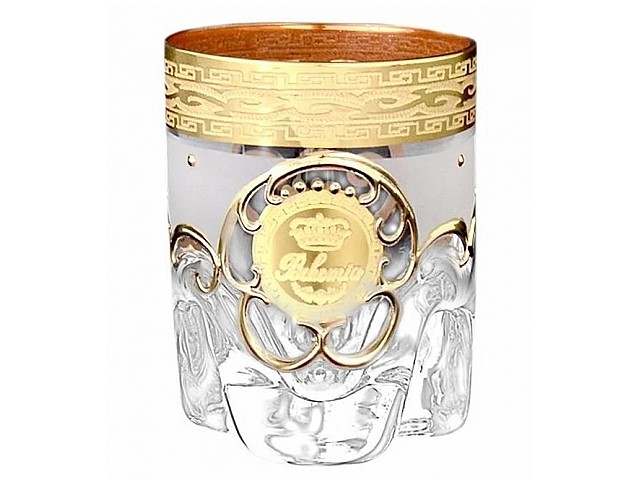 Набор стопок для водки 60 мл Трио Версаче Богемия А-М Bohemia Crystal 6 шт