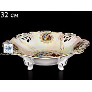 Фруктовница (Барбарина) 32 см Магнолия Мадонна перламутр MZ