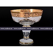 Конфетница 16 см Версачи R-G фон Bohemia Crystal