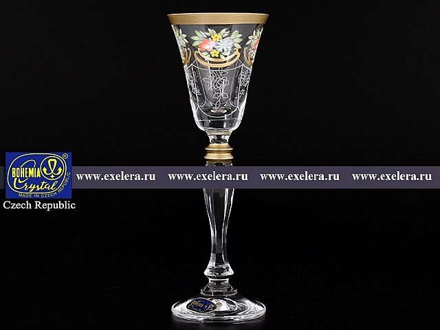 Набор рюмок Bohemia Crysta Виктория 50 мл 6 штук