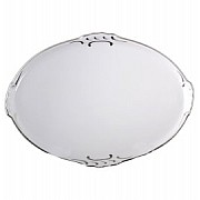 Блюдо овальное 37 см Платиновый узор Корона Queens Crown