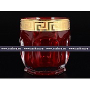 Набор стаканов для виски Костка Сафари Рубин Bohemia Crystal 6 шт