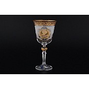 Набор бокалов для вина 220 мл Кристина Версаче Богемия R-G фон Bohemia Crystal