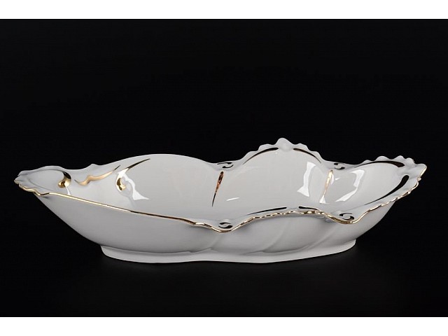 Салатник 27 см Золотая полоса Корона Queens Crown