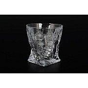 Набор стаканов для виски 340 мл Quadro Звездочки Bohemia Crystal